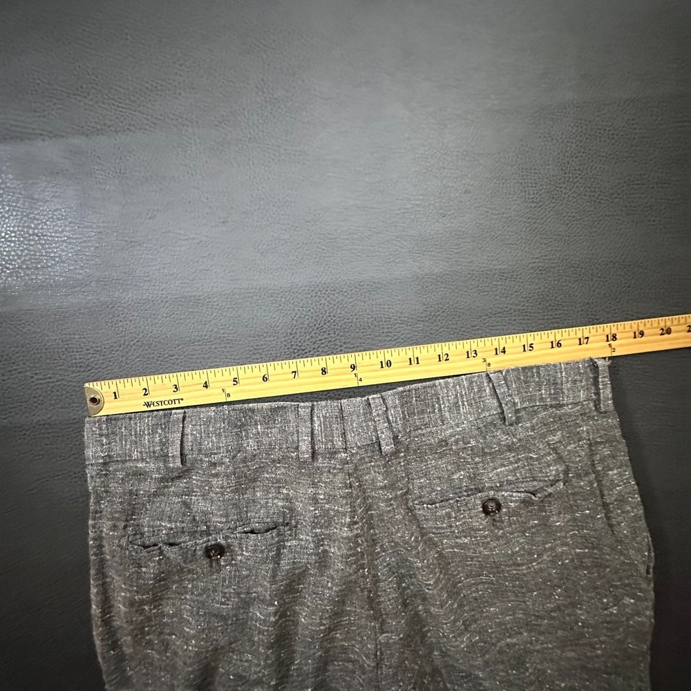 Suitsupply Pants Mens 36x30 Tan Brescia Wool Linen Silk Blend Skinny Tapered - Picture 8 of 13
